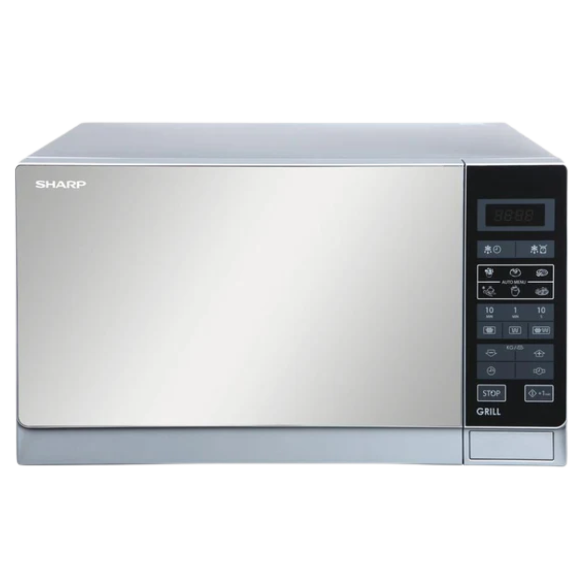 SHARP MICROWAVE MIRROR FINISH SILVER 25LTS